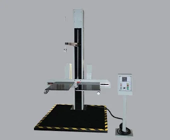 Package drop tester at a partner facility