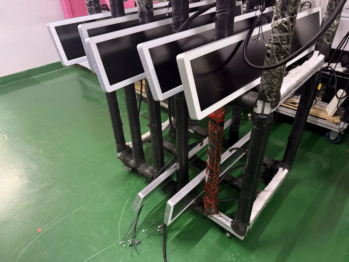 Assembled products before testing